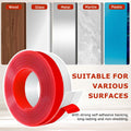 Heonay Weather Stripping Door Draft Stopper Silicone Strip Transparent 2inx20ft by Deal US