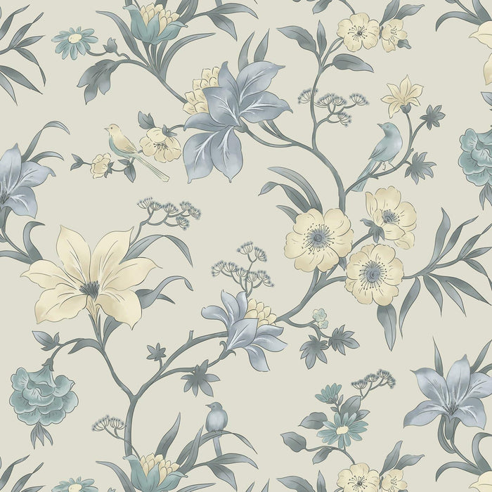 Hopepak Green Floral Peel and Stick Wallpaper 16.1x394 inch Vinyl Modern by Deal US
