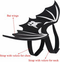Velthorix Cat Halloween Costume Bat Wings Pet Cosplay Accessories Small by Deal US