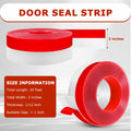 Heonay Weather Stripping Door Draft Stopper Silicone Strip Transparent 2inx20ft by Deal US