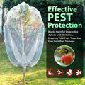 JOJOLEE Fruit Tree Netting Garden Protection 7.8x7.8FT White 2Pcs by Deal US