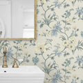 Hopepak Green Floral Peel and Stick Wallpaper 16.1x394 inch Vinyl Modern by Deal US