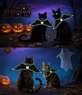 Velthorix Cat Halloween Costume Bat Wings Pet Cosplay Accessories Small by Deal US
