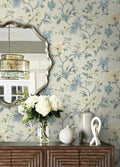 Hopepak Green Floral Peel and Stick Wallpaper 16.1x394 inch Vinyl Modern by Deal US
