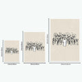 ZETCGSH Vintage Jesus Canvas Wall Art Poster 12x16 in Unframed by Deal US