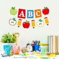 HYELNHUA ABC Apple Alphabet Party Banner Red Pink Back to School Decor by Deal US