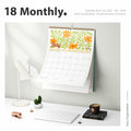 EYROZILL 2025 Wall Calendar Planner Spiral Bound 12x17 Marble Jul25-Dec26 by Deal US