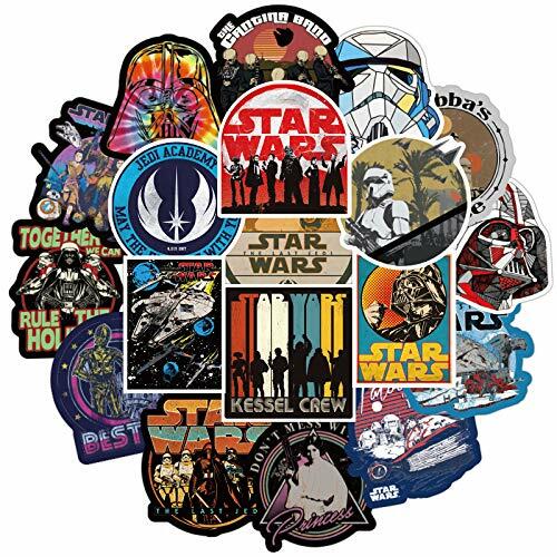 Ratgoo Claasic Move Star War Waterproof Vinyl Stickers Pack 100 Pcs Clear by Deal US