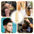 Alrhso Bamboo Wide Tooth Comb for Curls Beard Hair No Handle Detangler by Deal US