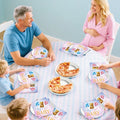 Litmitfu Baby Gender Reveal Napkins 3-Ply Bear Pink Blue 40 Pcs by Deal US