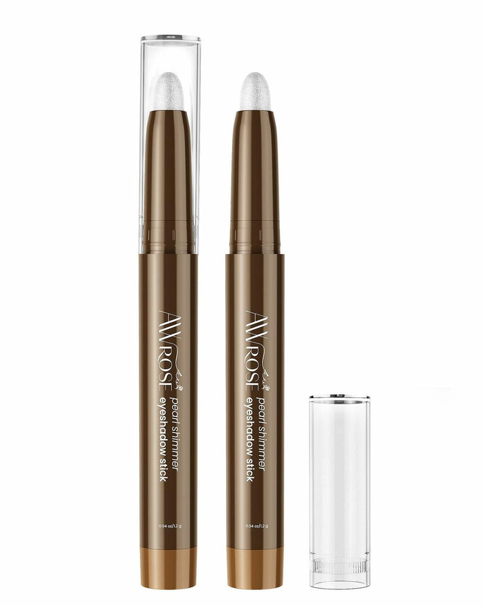 awrose Cream Eyeshadow Stick Waterproof Glitter Shimmer Eye Brightener 1oz by Deal US