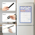 EYROZILL 2025 Wall Calendar Planner Spiral Bound 12x17 Marble Jul25-Dec26 by Deal US