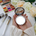 COFOZA Stainless Steel Rose Gold Compact Travel Makeup Mirror Classic Style by Deal US
