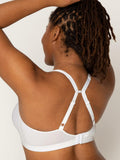 Fruit of the Loom Womens Wirefree Cotton Bralette Black/White/Sand Size 3XL by Deal US