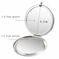 COFOZA Stainless Steel Rose Gold Compact Travel Makeup Mirror Classic Style by Deal US