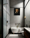 aj decor Isaac Newton Bathroom Wall Art Print Poster 8x10 inches Unframed by Deal US