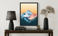 aj decor Shasta Trinity Alps Wall Art Print Poster 8x10 Portrait Paper by Deal US