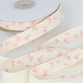 Luhiew Pink Cotton Bow Ribbon 3/5 Inch 10 Yards Craft Gift Wrap by Deal US