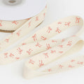 Luhiew Pink Cotton Bow Ribbon 3/5 Inch 10 Yards Craft Gift Wrap by Deal US