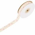Luhiew Pink Cotton Bow Ribbon 3/5 Inch 10 Yards Craft Gift Wrap by Deal US