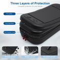 STARTRC GAMES Switch 2 Carrying Case Large PU Hard Travel Bag Black by Deal US