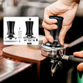 LANLYSEN Espresso Tamper 53.3mm Spring-loaded Calibrated Stainless Steel Base by Deal US