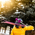 Stoke Tracks Mountain Lion Paw Ski Pole Baskets Lion Aubergine by Deal US