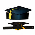 Soochat Graduation Paper Caps 2026 Black Hat Party Costume Accessories 10Pcs by Deal US