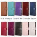 RingPi Moto G 5G 2024 Leather RFID Wallet Case Brown 3 Card Slots by Deal US