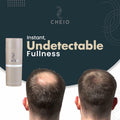 BestBy07/26 Cheio Hair Thickening Fibers 27.5g Level 1 Light Brown Keratin by Deal US