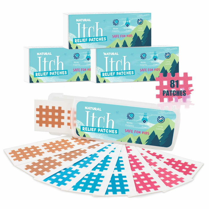 Oukken Bite Itch Relief Patches 81 Multi Patches Kids & Adults Anti Itch by Deal US
