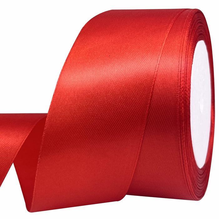 MEYIART Red Ribbon 1.5in 25 Yards Polyester Wedding Gift Wrapping Bow by Deal US