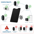 Aothaigro 4W Solar Panel for Arlo Pro 3/4 Ultra/Ultra 2 Floodlight IP65 Cable by Deal US