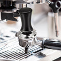 LANLYSEN Espresso Tamper 53.3mm Spring-loaded Calibrated Stainless Steel Base by Deal US