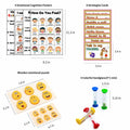 Roromonia Calming Corner Kit with Posters Feelings Chart Wooden Puzzle by Deal US