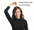 YAO & BEI Scalp Massager Tool Head Scratcher Stress Reliever Rubber Beads 4 Pack by Deal US