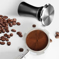 LANLYSEN Espresso Tamper 53.3mm Spring-loaded Calibrated Stainless Steel Base by Deal US