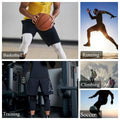 Smatstyle Men's 3/4 Compression Athletic Capri Leggings Size M by Deal US