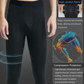 Smatstyle Men's 3/4 Compression Athletic Capri Leggings Size M by Deal US