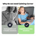 Roromonia Calming Corner Kit with Posters Feelings Chart Wooden Puzzle by Deal US