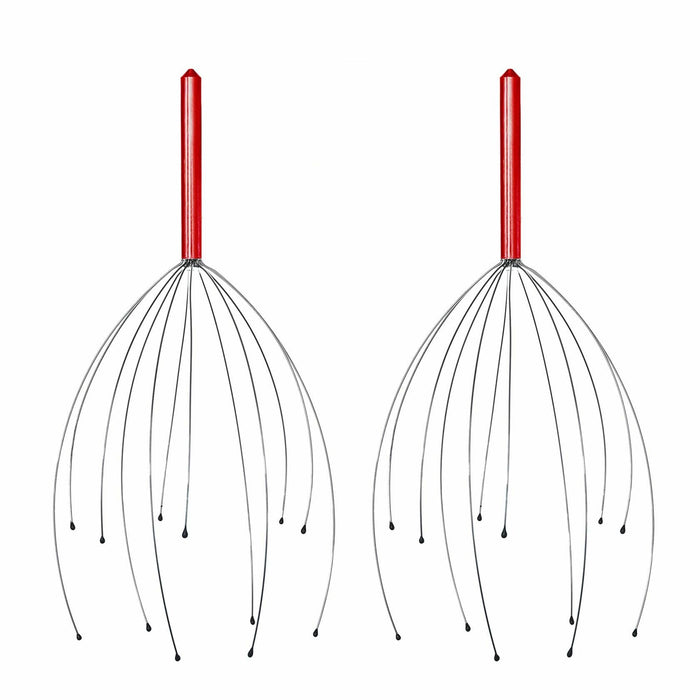 YAO & BEI Scalp Massager Tool Head Scratcher Stress Reliever Rubber Beads 4 Pack by Deal US