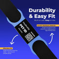 HeyBuddy Slide Series QR Code Smart Pet Tag Stainless Steel Blue by Deal US