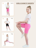 HoeVou Girls Cotton Cartwheel Biker Bermuda Shorts 4 Pack Multi-Color Size 5-6X by Deal US
