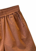 Falainetee Women's Cotton Summer Casual Shorts Brown Size L by Deal US