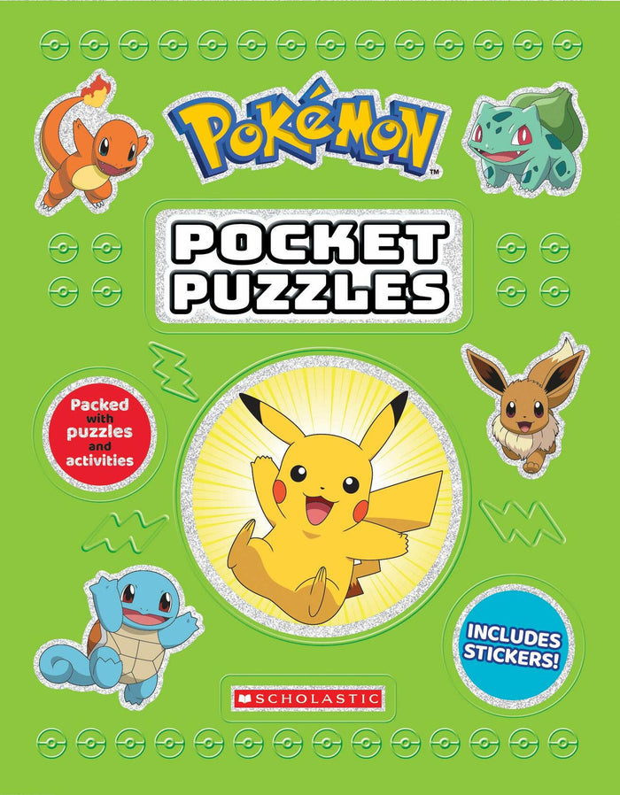 Scholastic Pokémon Pocket Puzzles Paperback Book Brand Scholastic by Deal US