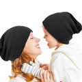 Zion Praiser 2PCS Family Beanie Hat Parent-Child Winter Knitted Warm Black by Deal US