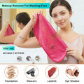 PleasingCare Makeup Remover Cloth Cleansing Towel Chemical Free 3 Count Rosy by Deal US