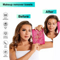 PleasingCare Makeup Remover Cloth Cleansing Towel Chemical Free 3 Count Rosy by Deal US