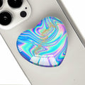 Luhoit Expanding Heart Shape Glass Phone Grip Holder Gold Purple Blue TPU by Deal US