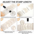 MAIRUI Resin Watch Band for Apple Watch Series 1-9 Ultra 42-49mm Colorful White by Deal US
